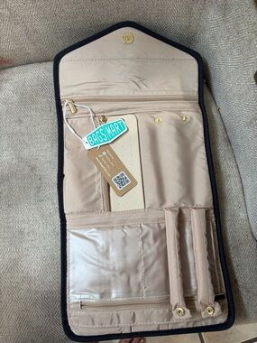 BagSmart Quilted Travel Organizer in Charcoal Gray